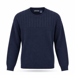 Structure Men's Navy and Blue Jumper